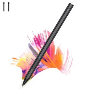 trakxy stylus pen for surface, digital pen compatible with microsoft surface pro x/9/8/7/6/5/4/3/surface laptop 5/4/3/2/1/go 3/2/1/book 2/1/studio, magnetic adsorption, palm rejection stylus pen black