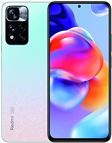 Xiaomi Redmi Note 11 Pro+ Plus 5G + 4G Volte 128GB 6GB RAM Factory Unlocked (GSM Only | No CDMA - not Compatible with Verizon/Sprint) w/Fast Car Charger Bundle - Star Blue