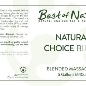 Best of Nature Natural Choice Blend Massage Oil - 5 Gallon Pail