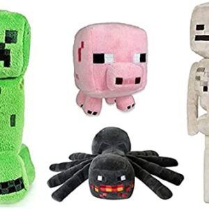 OVITTAC Creeper Plush, Piggy, Skeleton Shooter, Little Spider Plush Game Plush Stuffed Toys, Birthday Gifts for Kids and Fans…