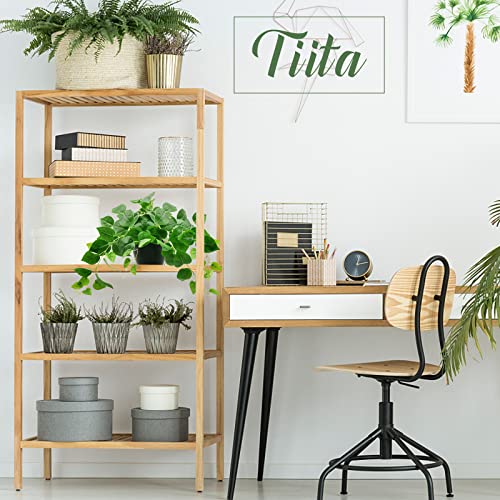 Tiita Fake Plants Artificial Scindapsus Aureus in Pots, Realistic Fake Greenery Potted Plants for Home Office Desk Window Sill Bathroom Bedroom Outdoor Indoor