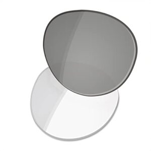 osharp performance replacement lenses for bose rondo s/m sunglasses - eclipse grey photochromic