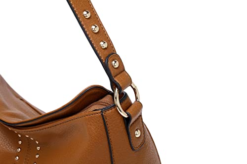 Montana West Hobo Bag for Women Designer Ladies Bucket Purse Handbags Chic Shoulder Totes Bag,B2B-MWC-128-BR