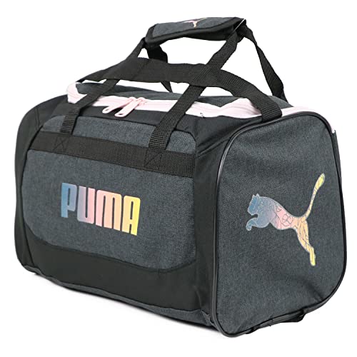 PUMA Kids' Evercat Transformation Duffel (One-Size, Black/Orange Ombre)