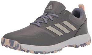 adidas women's w tech response sl3 golf shoe, grey three/silver met./silver violet, 8