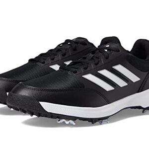 adidas Women's W TECH Response 3.0 Golf Shoe, core Black/FTWR White/Silver met, 7.5