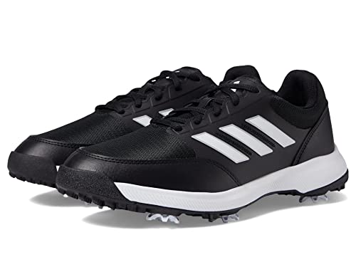 adidas Women's W TECH Response 3.0 Golf Shoe, core Black/FTWR White/Silver met, 7