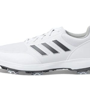 adidas Men's TECH Response 3.0 Golf Shoe, FTWR White/Dark Silver Metallic/Silver met, 10