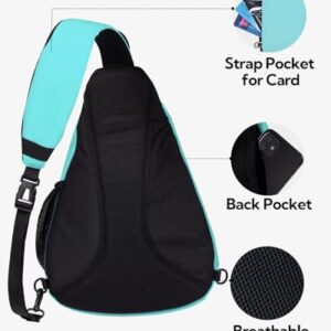 WATERFLY Sling Bag Crossbody Backpack: Over Shoulder Daypack Casual Cross Chest Side Pack