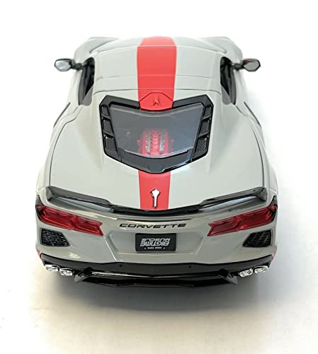 Jada 1:24 Bigtime Muscle 2020 Gray Chevrolet Corvette Stingray C8 Model 33045