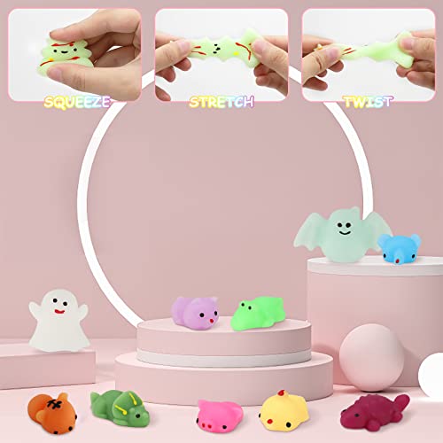 Resumplan Mochi Squishy Toys, 30 PCS Party Favors for Kids,Kawaii Squishies Stress Reliever Anxiety Toys, for Birthday, Halloween, Easter, Christmas,Classroom Prizes and Any Party Favor Sets