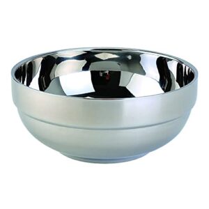 sejong cook double wall stainless vacuum korean style soup bowl (x-large)