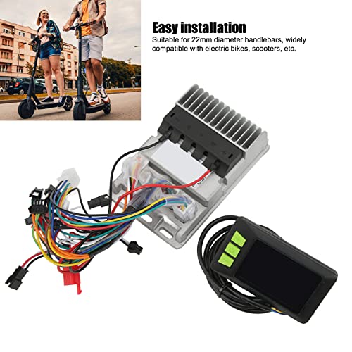 VGEBY Brushless Motor Controller Set, 48V 60V 500W930LCD Panel Set 3 Modes Sine Wave Controller for Electric Bicycle Scooter Modification