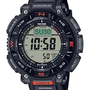 Casio Pro Trek Bio Mass Tough Solar Triple Sensor w/Thermometer Altimeter Barometer Compass World Time Men's Watch PRG340-1