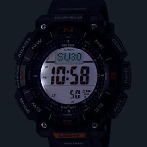 Casio Pro Trek Bio Mass Tough Solar Triple Sensor w/Thermometer Altimeter Barometer Compass World Time Men's Watch PRG340-1