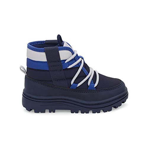 carter's Boy's Fallon Fashion Boot, Blue, 7 Toddler