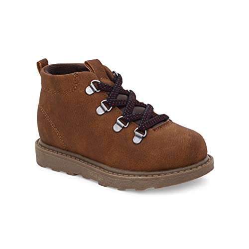 carter's Boy's Donnie Fashion Boot, Brown, 9 Toddler