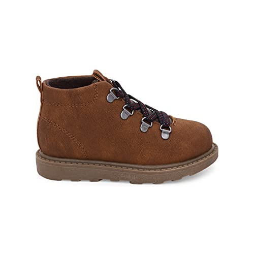 carter's Boy's Donnie Fashion Boot, Brown, 9 Toddler