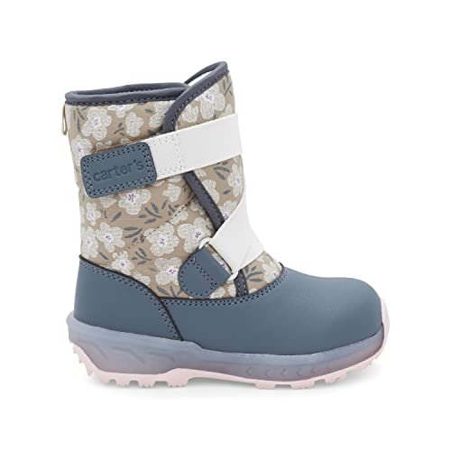 Carter's Girls Legolas Cold Weather Boot, Ivory, 12 Little Kid