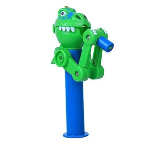 totority dinosaur lollipop robot, fashion dinosaur shape robot cute lollipop candy storage for kids girls toddlers boys