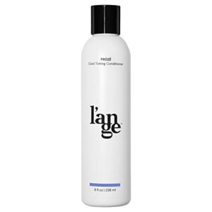 l’ange hair frozé cool toning conditioner | helps eliminate brassiness and restore color to blonde, platinum, and gray hair | sulfate- and paraben-free (conditioner 8 fl oz)