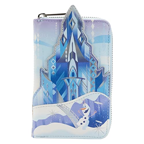 Loungefly Disney Frozen Princess Castle Zip Around Wallet Frozen One Size