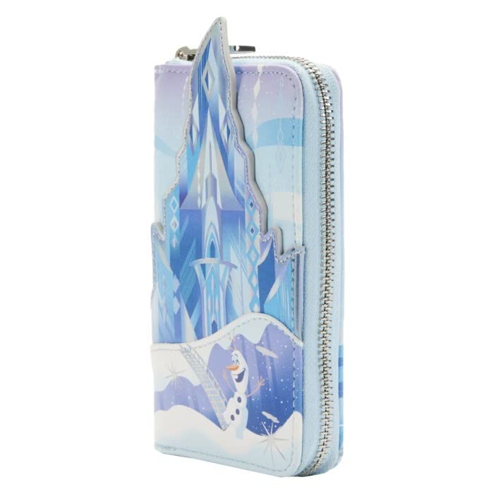 Loungefly Disney Frozen Princess Castle Zip Around Wallet Frozen One Size