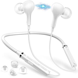 wireless earbuds, titacute bluetooth headphone neckband earphone for samsung s22 s21 s20 galaxy z flip 3 a53 iphone 13 pro max 14 12 11 google pixel 6 magnetic neck strap sport headset with microphone