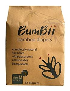 bumbii biodegradable diapers (s)