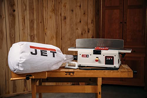 JET JJ-6HHBT, 6-Inch Helical Head Benchtop Jointer (718600) and Universal Benchtop Machine Table (728100)