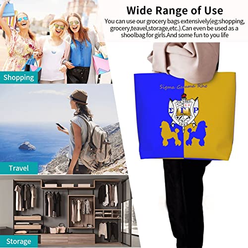 LMGSX Sigma Gamma Rho Tote bag handbag shopping office commuter shopping solid fashion sense