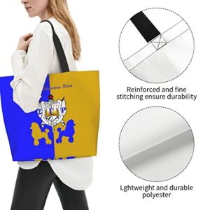 LMGSX Sigma Gamma Rho Tote bag handbag shopping office commuter shopping solid fashion sense