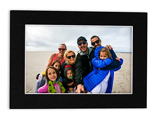 16x20 Mat for 11x14 Photo - Precut Black with Black Core Picture Matboard for Frames Measuring 16 x 20 Inches - Bevel Cut Matte to Display Art Measuring 11 x 14 Inches - Acid Free Pack of 100 MATS