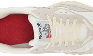 Reebok Unisex LX2200 Sneaker, White/Chalk/Flash Red, 11.5 US Men