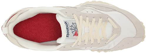 Reebok Unisex LX2200 Sneaker, White/Chalk/Flash Red, 11.5 US Men