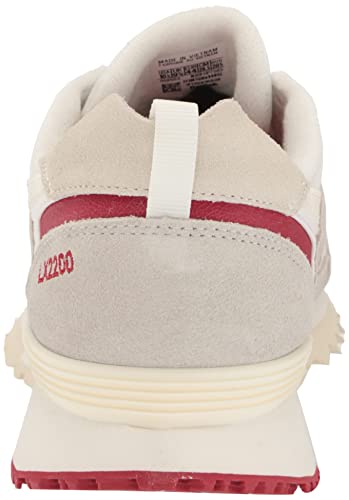 Reebok Unisex LX2200 Sneaker, White/Chalk/Flash Red, 11.5 US Men