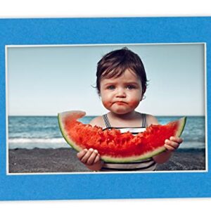 12x12 Mat for 8x8 Photo - Precut Bay Blue Picture Matboard for Frames Measuring 12 x 12 Inches - Bevel Cut to Display Art 8 x 8 Inches - Acid Free Pack of 100 MATS with Backing Boards & Clear Bags