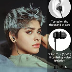 TITACUTE USB C Headphone for Samsung A53 S54 S22 S23 S21 S20 FE Wired Earbuds Magnetic in-Ear Type C Earphone with Microphone Stereo Noise Canceling for Galaxy Z Flip 5 Fold 4 Pixel 7 6 6a 7a OnePlus