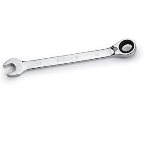 FLZOSPER 1/2-Inch SAE Reversible Geared Wrench,Box End Head 72-Tooth Reversible Ratcheting Combination Wrench Spanner