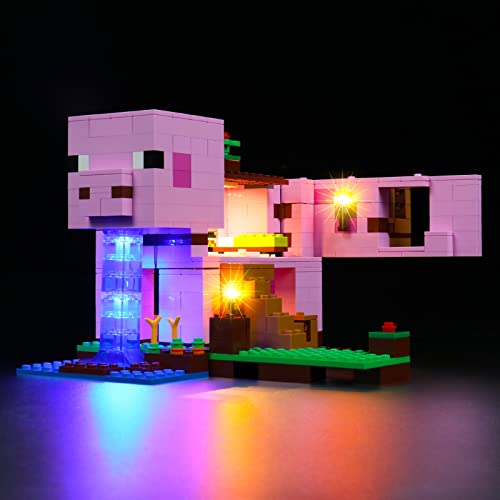 LMTIC Lighting Kit for Lego The Pig House 21170 Toy Light Set Compatible with Lego 21170(NOT Included The Lego Sets)