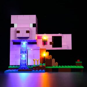 LMTIC Lighting Kit for Lego The Pig House 21170 Toy Light Set Compatible with Lego 21170(NOT Included The Lego Sets)