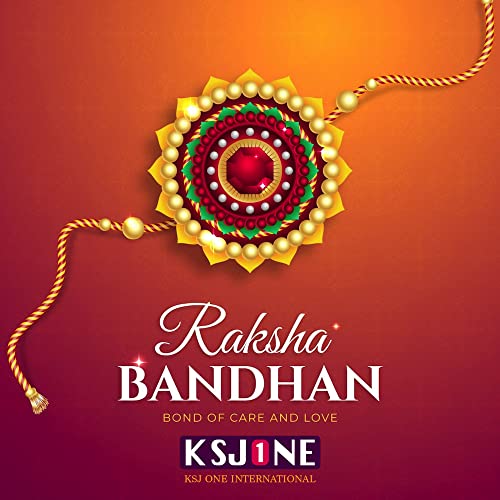 KSJONE Rakhi for Brother Rakhi for Brother and Bhabhi Send Rakhi to Usa Rakhi for Brother with gift set rakhi set rakhi gift for sister Designer Fancy Rakhi 3 Pcs