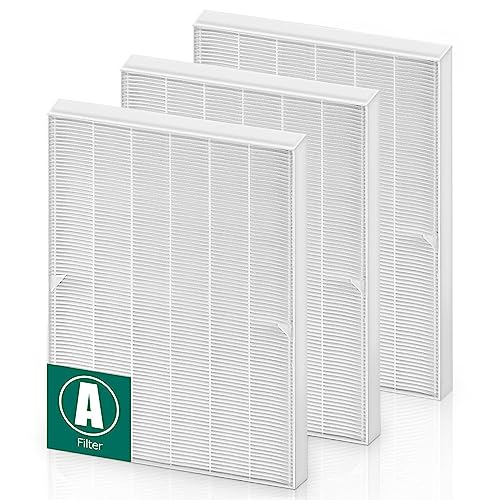 115115 HEPA Replacement Filter A Size 21 - Compatible with Winix Plasmawave C535 5300 5300-2 6300 6300-2 P300 Air Purifier(Pack of 3)