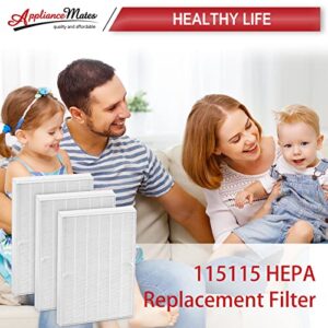 115115 HEPA Replacement Filter A Size 21 - Compatible with Winix Plasmawave C535 5300 5300-2 6300 6300-2 P300 Air Purifier(Pack of 3)