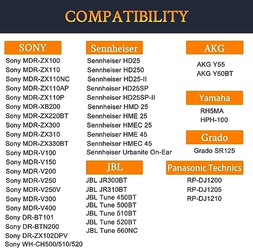 SOULWIT 70mm Cooling Gel Earpads Replacement for Sony WH-CH500/CH510/CH520,MDR-ZX100/ZX110/ZX110NC/ZX220/XB200/ZX300/ZX330BT,MDR-V100/V150/V200/V250/V300/V400, Ear Pads Cushions for DR-BT101/BTN200