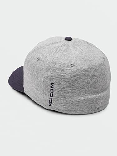 Volcom Men's Full Stone Heather Xfit Hat, Navy Combo, Large/X-Large