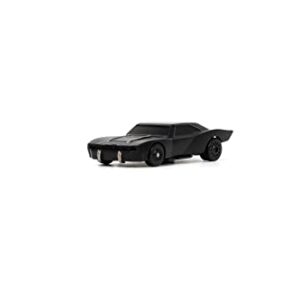 Jada Toys The Batman 1.65" Scale Nano Hollywood Rides: Batmobile, Batcycle, Chevy Corvette Die-Cast Vehicles (32043)