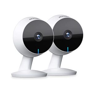 laview 4mp cameras for home security indoor,home security cameras for baby/elder/pet/nanny,baby cam starlight sensor color night vision,us cloud service,works with alexa,ios & android & web access