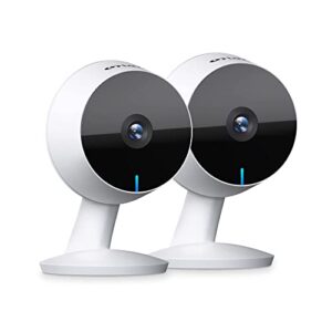 LaView 4MP Cameras for Home Security Indoor,Home Security Cameras for Baby/Elder/Pet/Nanny,Baby Cam Starlight Sensor Color Night Vision,US Cloud Service,Works with Alexa,iOS & Android & Web Access