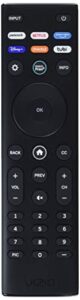 vizio smart tv remote xrt140r universal remote for vizio tv - vizio tv remote replacement, bluetooth remote & smart remote control - compatible with all smartcast tv models, requires 2 aaa batteries